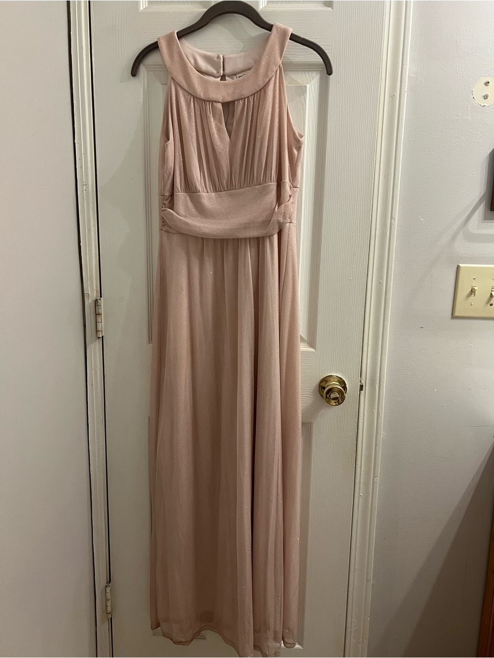 Enfocus Studio Blush Pink Sleeveless Maxi Dress